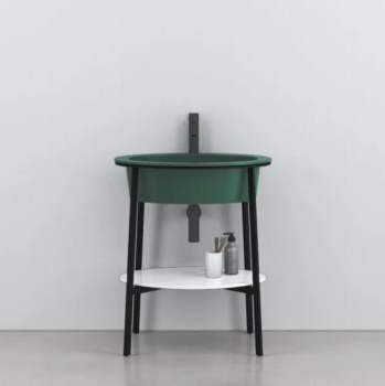 Раковина встраиваемая Cielo I Catini Catino Oval CALAOF MU 70 см зеленый