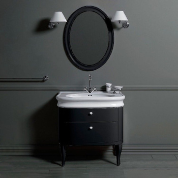 Тумба под раковину напольная Simas Lante LAM90 nero 82x75 см черный