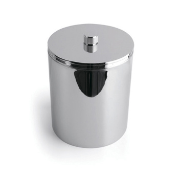 Ведро мусорное с крышкой Bertocci Officina 01 200xh250, хром 12775250000