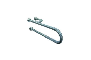 Поручень полукруглый неподвижный с тремя точками опоры 600 мм глянцевый правый Nofer 15048.B