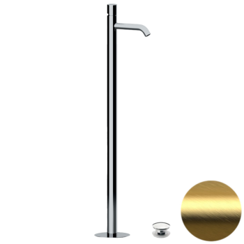 Смеситель для раковины Daniel Trilogy TG688DP золото брашированное