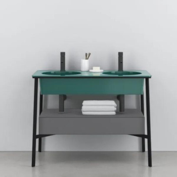 Раковина встраиваемая Cielo I Catini Catino Doppio CALADSF SM 100 см зеленый