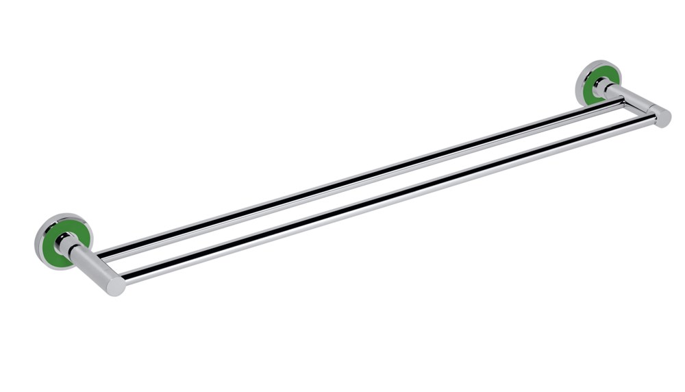 Полотенцедержатель двойной Bemeta Trend-I 104104058a зелёный