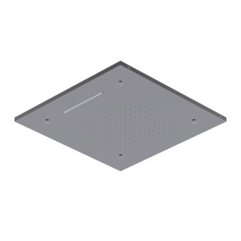 Верхний потолочный душ Ritmonio Shower 500х500 мм нержавеющая сталь 75AX01INOX