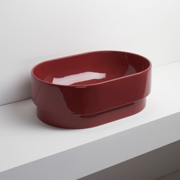 Раковина накладная Simas PO.MO PO02 RUBINO 56 см красный