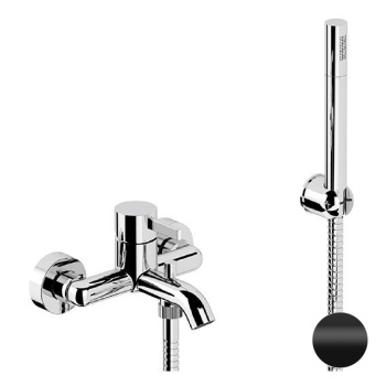 Смеситель для ванны Remer Metrica  черный матовый MC02NO