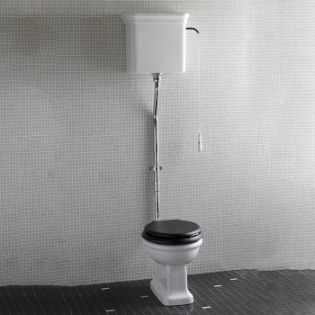 Бачок для унитаза высокий Devon&Devon Etolie без механизма слива и патрубка белый IBCAET