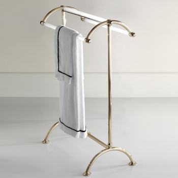Полотенцедержатель тройной напольный Devon&Devon Single светлое золото DEIMPERIAL
