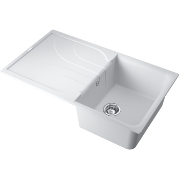 Мойка кухонная Omoikiri Yasugata 86 белая 4993871