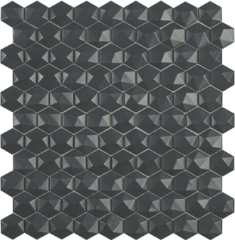 Мозаика на сетке Vidrepur Hexagon Hex Nordic № 908 D Тено- м2
