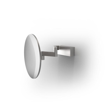 Зеркало косметическое Decor Walther Vision R без подсветки 5X - Нержавеющая сталь 126576