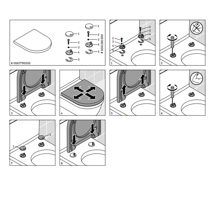 Duravit DuraStyle Сиденье для  унитаза, цвет белый, петли нерж сталь. без микролифта (СПЕЦЦЕНА)