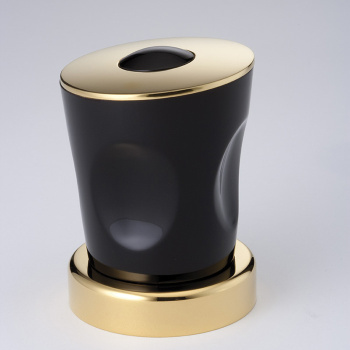 Вентиль смесителя для раковины THG Bagatelle Pierre Noire U3E-F01-35 полированное золото