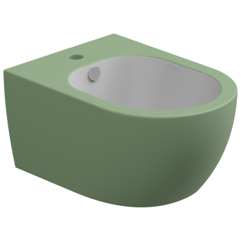 Биде подвесное биколор GSG Ceramic Design Like LKBISOBI000/031 White/Salvia Matt