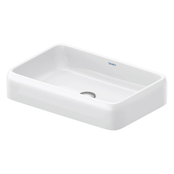 Duravit  Qatego Раковина накладная 560х400х130 мм, без отв под смеситель, цвет белый