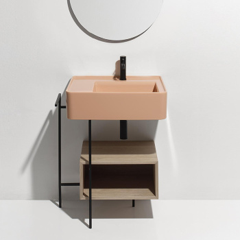 Раковина подвесная Simas Ratio RA65 CARAMELLO 65 см коричневый