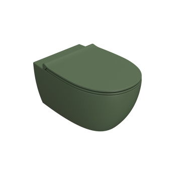 Унитаз подвесной Globo 4All Унитаз подвесной 54 см безободковый крепление в комплекте цвет FE (Felce) MDS03FE