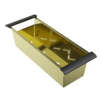 Коландер Omoikiri CO-04-LG для моек нержавеющая сталь светлое золото 4999056