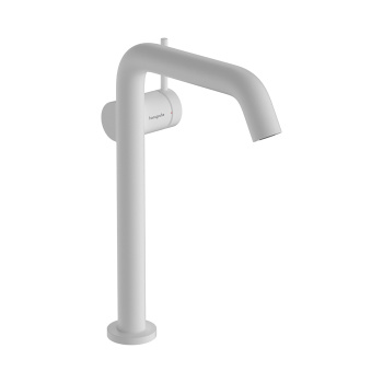 Смеситель для раковины Hansgrohe Tecturis S 73370700 coolstart ecosmart+, push-open, белый