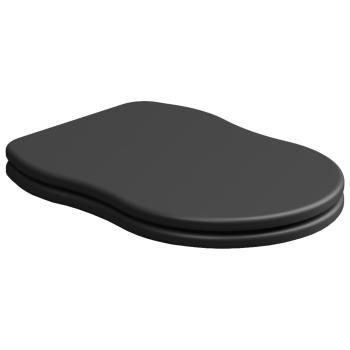 Крышка с сиденьем для подвесного унитаза с микролифтом GSG Ceramic Design Time TICOPRCCCR003 черный матовый
