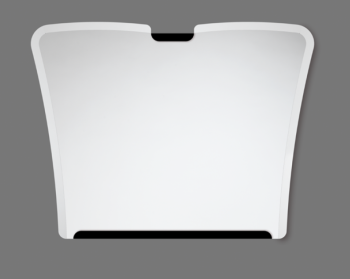 Зеркало Devon&Devon Summertime Antique 1050х810х26 мм со вставками из крашенного дерева, deep black EFSPSUMMER-BL