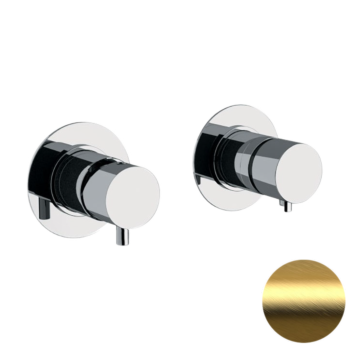 Смеситель для душа Daniel Tokyo TK625DP золото брашированное