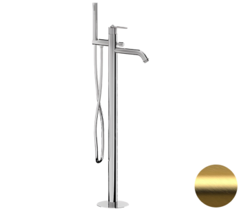 Смеситель для ванны Daniel Brooklyn BY678DP золото брашированное