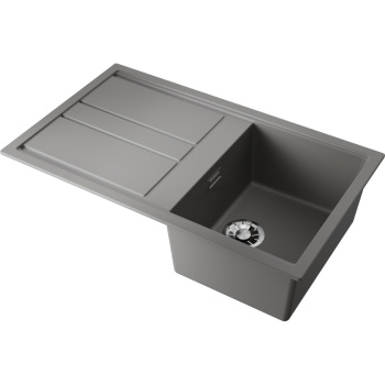 Мойка кухонная Omoikiri Kitagawa 86-GR leningrad grey 4993807