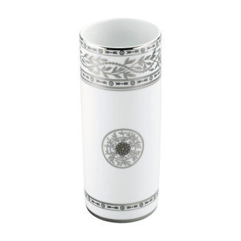 Ваза керамическая THG Marquise Blanc Decor Platine A7G-A02-4609 белый