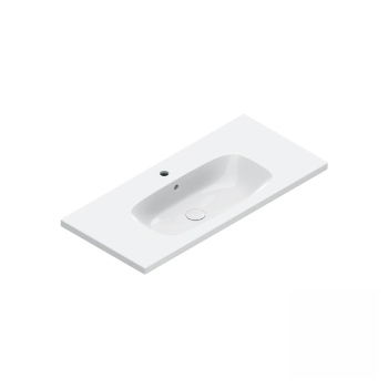 Раковина 100×46 Catalano Alvea с 1 отверстием Bianco lucido 0621011001