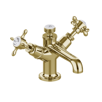 Смеситель для раковины Burlington Guild GU110DNG золото