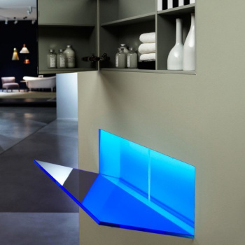 Раковина Antonio Lupi Battigia 126х51.5х60.7, без отв., белый А0002423489