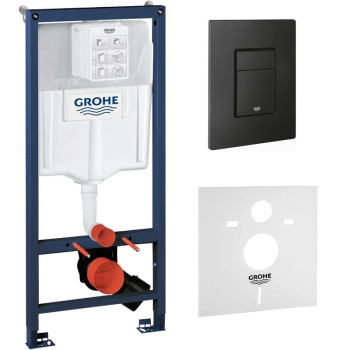 Подвесной унитаз Grohe Rapid 1000046 черный