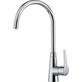 Смесители для кухни Cisal Kitchen однорычажный, на 1 отверстие для кухни,с поворотным изливом 193 мм, хром LC00002021