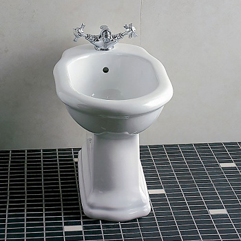 Биде напольное Devon&Devon New Etoile 33,5x54xh39 с 1 отв. под смеситель белый IBBID1FNET