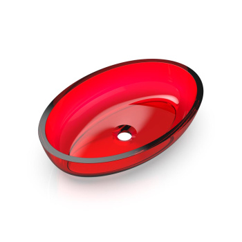 Раковина KNIEF Oval Shape цвет Rubin 040 (Wine Red 0700-070-05) 70201040