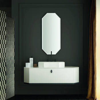 Боковая стенка Vitage Milldue Edition Dandy 150х470х360, для тумбы, левая, глянцевый bianco 7685.141.Sx