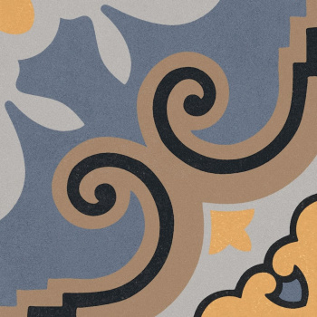 Керамогранит Motto Monotone Midnight Decor Matt 20x20 см N100107