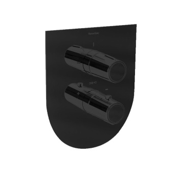 Смеситель для душа Ramonsoler Tzar встраиваемый термостатический на 1 выход чёрный 342411SNM