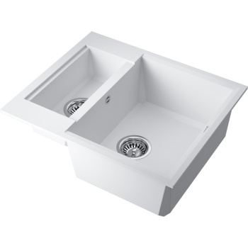 Мойка кухонная Omoikiri Sakaime 60-2-WH белая 4993911