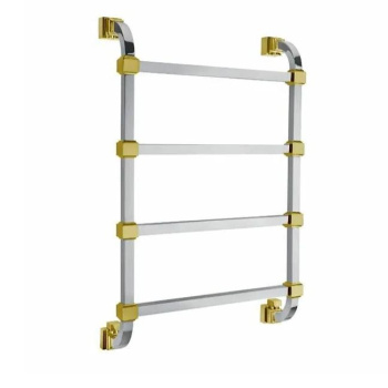 Полотенцесушитель водяной Margaroli Concerto 7324704CON 81x53 хром/золото