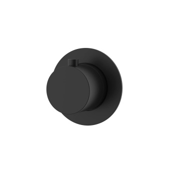 Запорный вентиль NEMO Round MATTE BLACK NM-2361MB