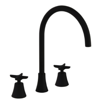 Смеситель для раковины Ramonsoler Adagio на 3 отверстия чёрный 914202NM