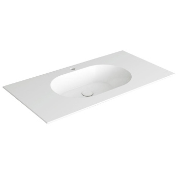 Раковина на столешницу Simas Wave WA100 bi matt*1 bianco matt