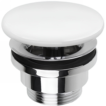 Донный клапан для раковины Simas PLCE bi matt белый