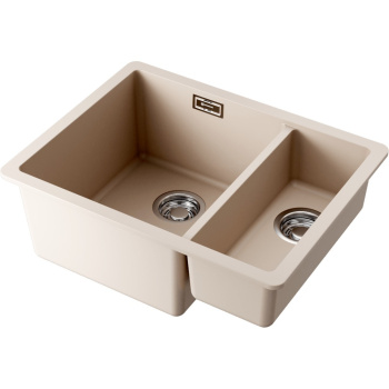 Мойка кухонная Omoikiri Kata 55-2-U-SA бежевая 4993421