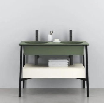 Раковина встраиваемая Cielo I Catini Catino Doppio CALADSF AG 100 см зеленый