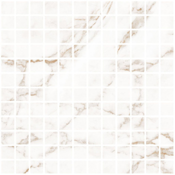Керамогранит Living Ceramics Blanc Statuario Gold Mosaic 25 Soft 30x30 см LV10634