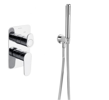 Смеситель для душа Ramonsoler Alexia встраиваемый на 2 выхода с ручным душем SK3615021