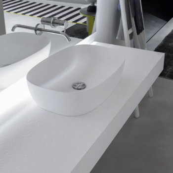 Раковина Antonio Lupi Senso 60х40х15, без отв., белый А0002423850